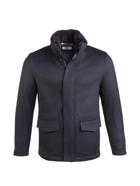  Kiton Cashmere Coat - Blue 