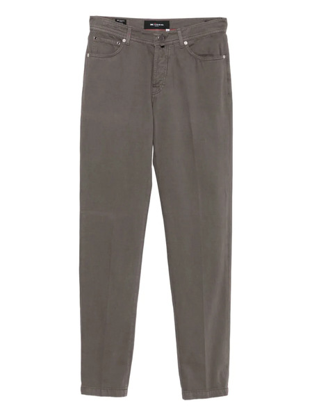  Kiton Cashmere Straight-leg Trousers - Brown 