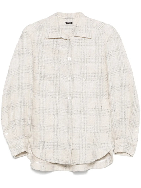  Kiton Checked Overshirt - Neutrals 