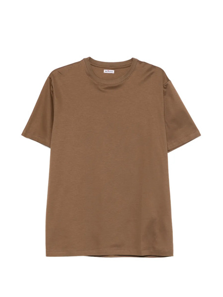  Kiton Crew-neck T-shirt - Brown 
