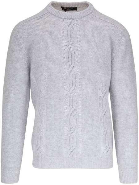  Kiton Crewneck Cashmere Jumper - Grey 