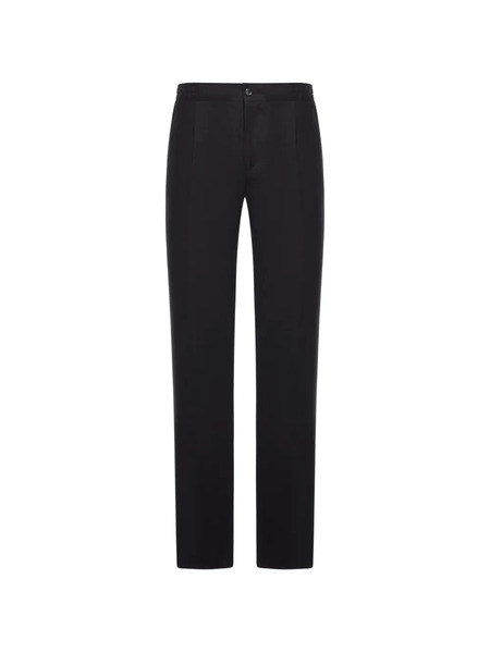  Kiton Elasticated Trousers - Black 