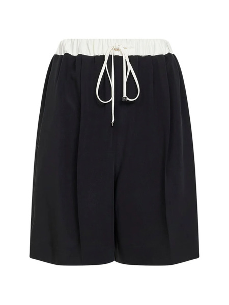  Kiton Elasticated-waist Drawstring-fastening Shorts - Black 