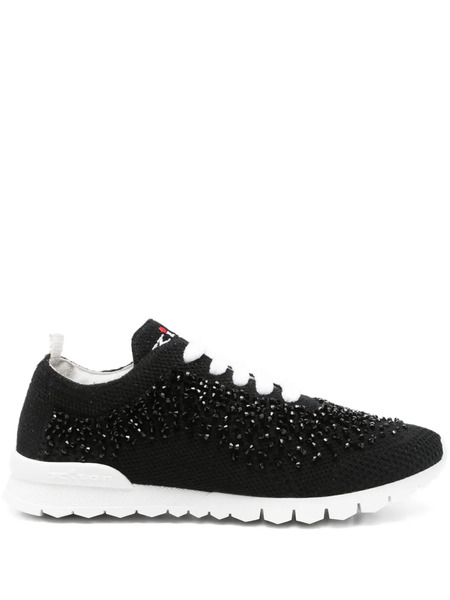  Kiton Fit Beaded Sneakers - Black 