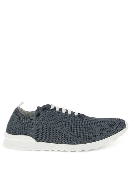  Kiton Lace-up Knitted Sneakers - Grey 