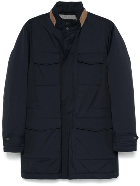  Kiton Lightweight Padded Jacket - Blue 