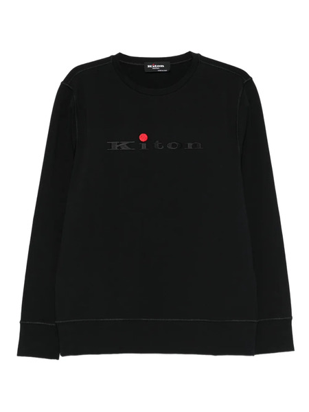  Kiton Logo-detailing Sweatshirt - Black 