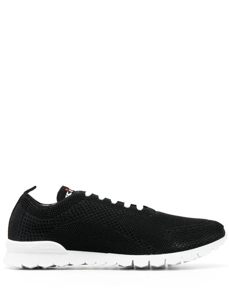  Kiton Logo-embroidered Low-top Sneakers - Black 