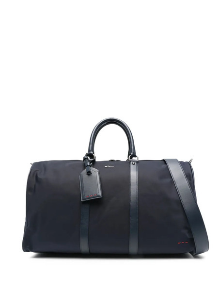  Kiton Logo-plaque Travel Bag - Blue 