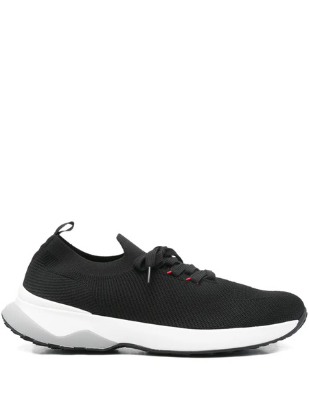  Kiton Low-top Lace-up Sneakers - Black 