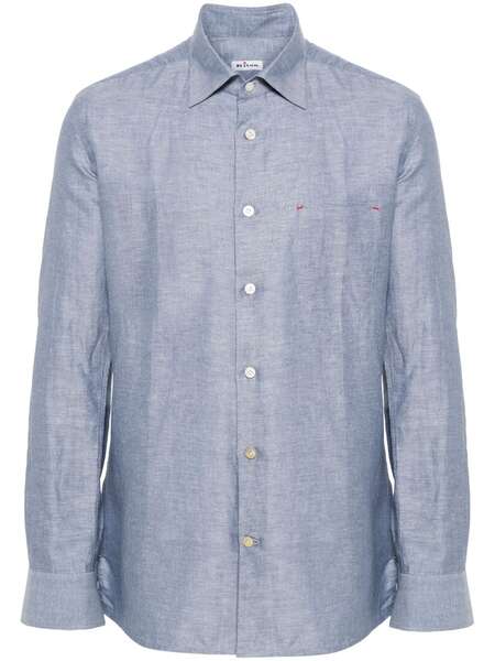  Kiton Nerano Long-sleeve Shirt - Blue 