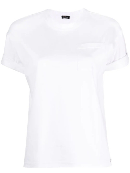 Kiton Patch-pocket Cotton T-shirt - White 
