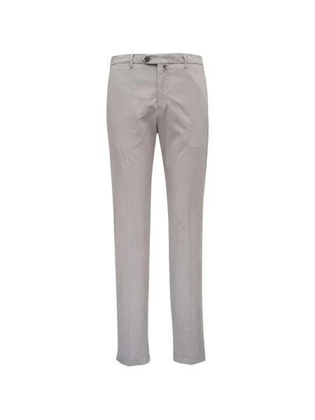  Kiton Poplin Trousers - Grey 