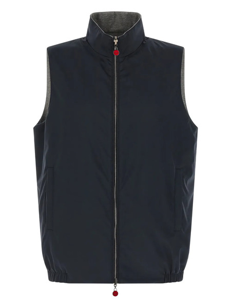  Kiton Reversible Vest - Grey 