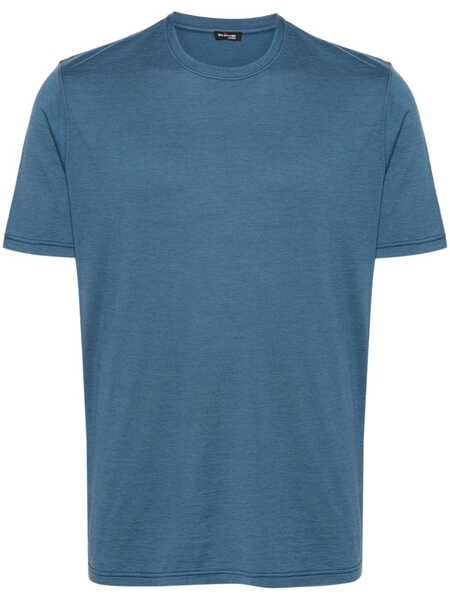  Kiton Round-neck T-shirt - Blue 