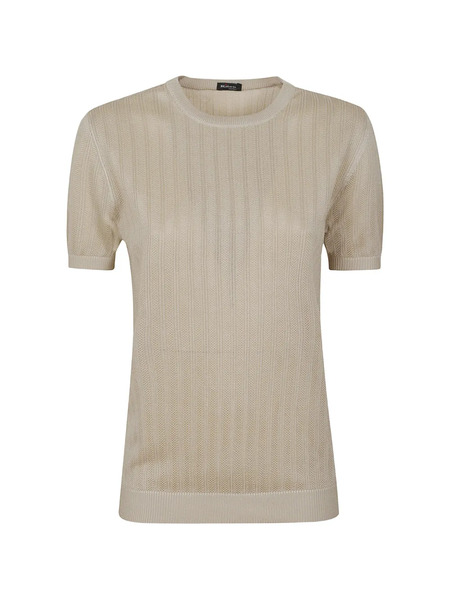 Kiton Round-neck T-shirt - Neutrals 