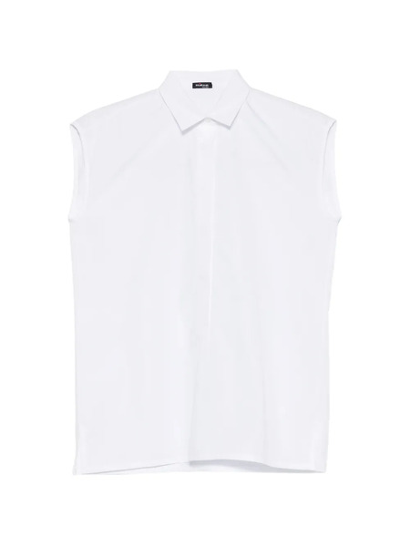  Kiton Sleeveless Shirt - White 