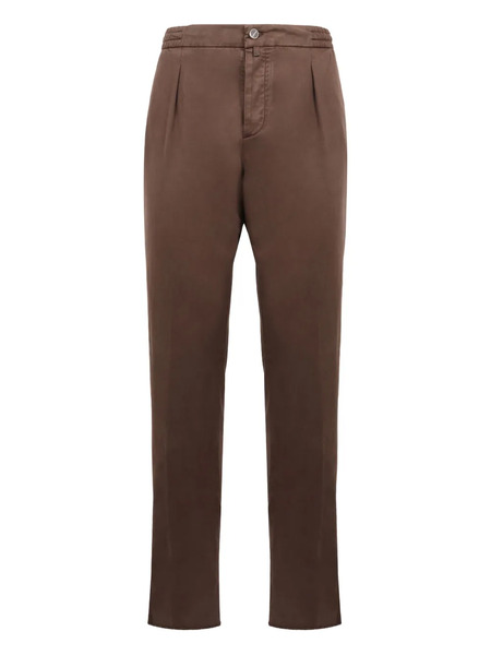  Kiton Straight-leg Trousers - Brown 