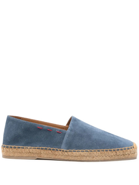  Kiton Suede Espadrilles - Blue 