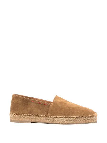  Kiton Suede Espadrilles - Brown 