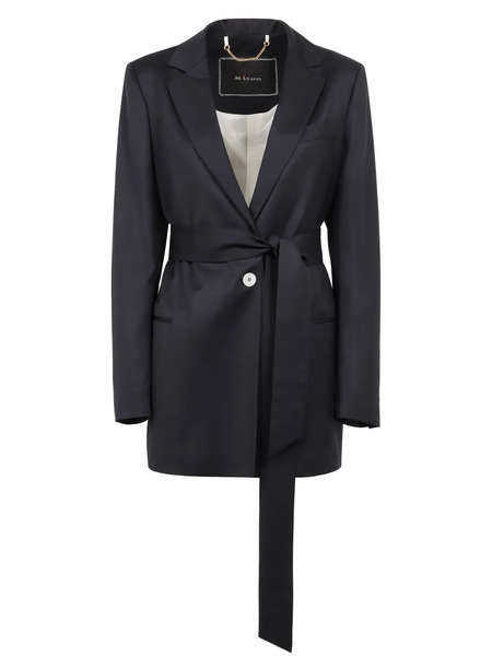  Kiton Virgin Wool Blazer - Blue 