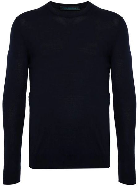  Kiton Wool Sweater - Blue 