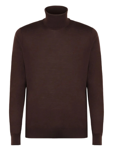 Kiton Wool Sweater - Brown 