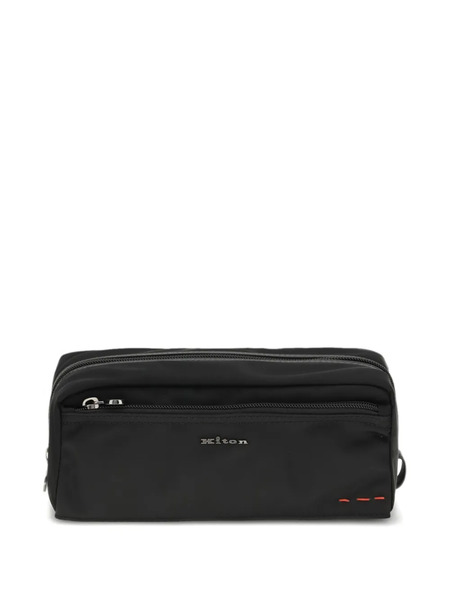  Kiton Zip-fastening Wash Bag - Black 
