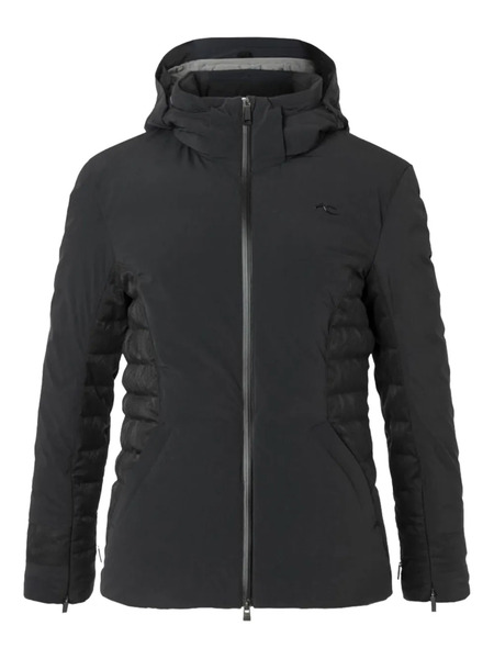  Kjus Quilted Hooded Jacket - Black 