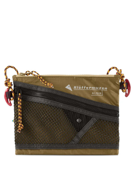  Klättermusen Small Algir Mesh-panel Shoulder Bag - Green 