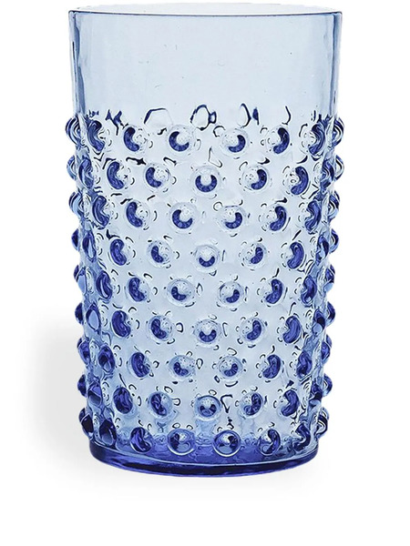  Klimchi Hobnail Textured-finish Tumblers (set Of 6) - Blue 