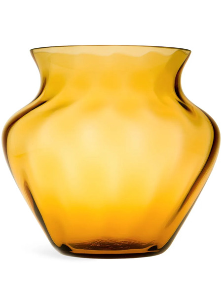  Klimchi Marika Glass Vase (22cm X 23cm) - Yellow 