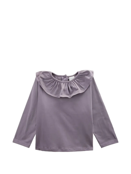  Knot Abby Ruffled T-shirt - Purple 