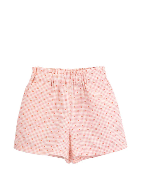  Knot Anna Checked Shorts - Pink 