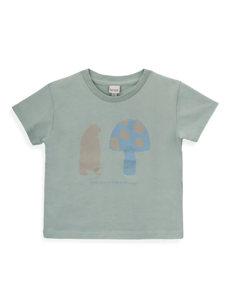  Knot Big Mushroom T-shirt - Green 