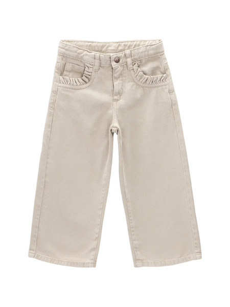  Knot Cassy Ruffled-detail Trousers - Neutrals 