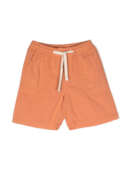  Knot Chris Drawstring Waistband Shorts - Orange 