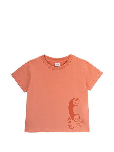  Knot Cousin Call-graphic T-shirt - Orange 