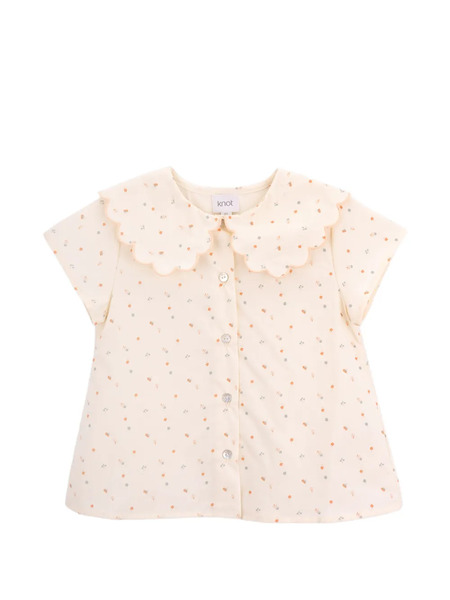  Knot Ellie Floral-print Blouse - Neutrals 
