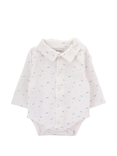  Knot Galaxy Glow Printed Body - White 