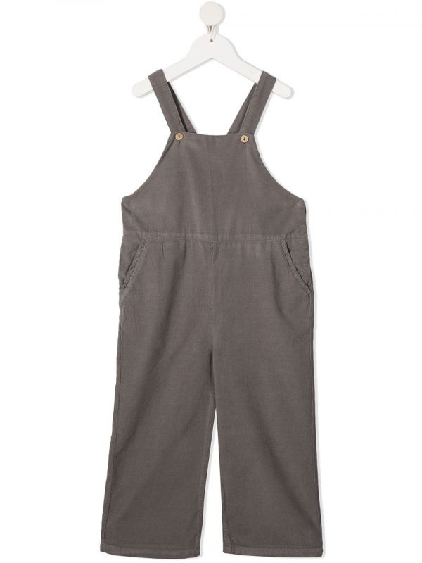  Knot Hinata Corduroy Dungarees - Grey 