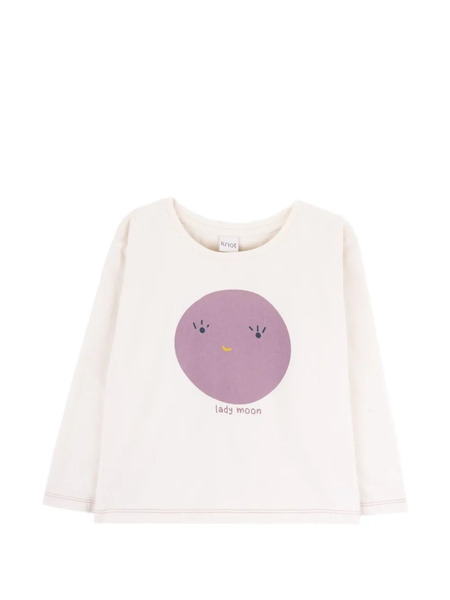  Knot Lady Moon T-shirt - White 