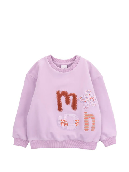  Knot Moon Star Sweatshirt - Purple 