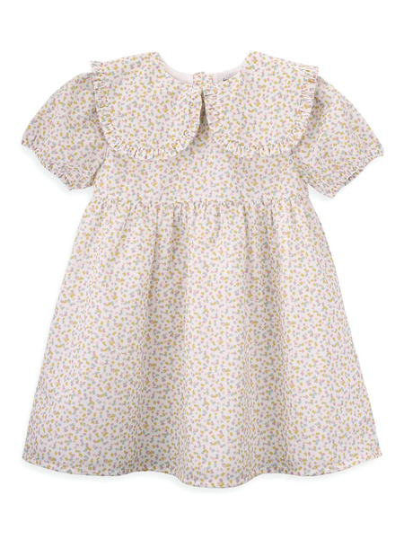  Knot Small Brushes Dress - White 