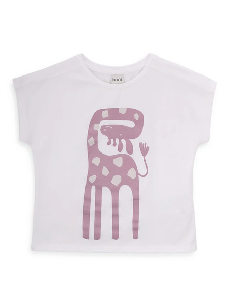  Knot The Giraffe T-shirt - White 