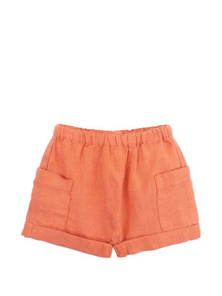  Knot Will Pocket Cuffed Shorts - Orange 