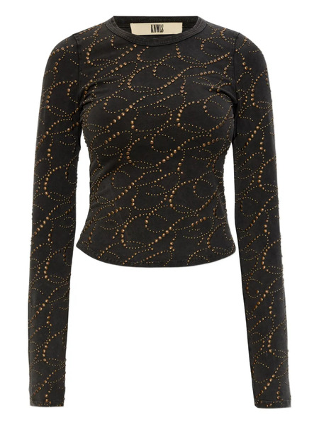  Knwls Cally Studded Top - Black 