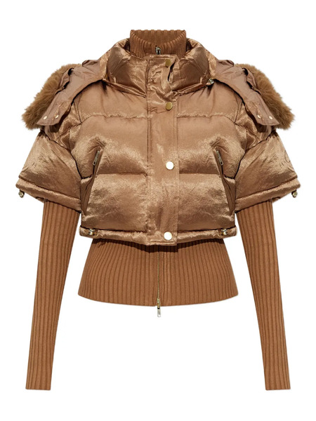  Knwls Hooded Jacket - Brown 
