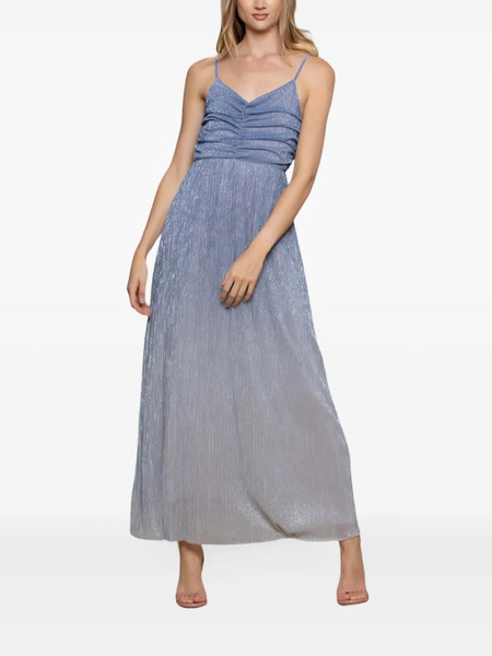  Kocca Margot Ruched Maxi Dress - Blue 