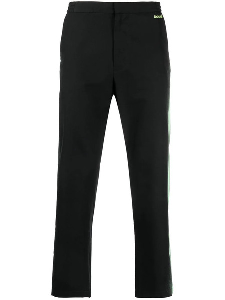  Koché Side-stripe Straight-leg Trousers - Black 